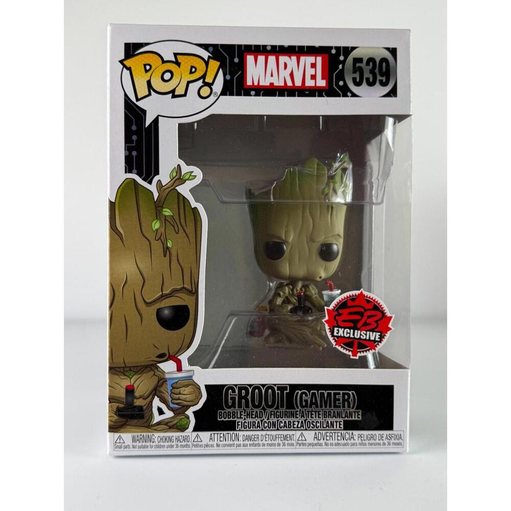 Funko pop! Vinyl: Marvel- Groot(gamer) #539